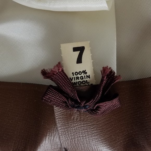 Always on Top hat tan speckled Virgin Wool cowboy with orange‎ feather/band 7 - Picture 6 of 7